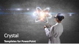  Presentation with biochemistry - Colorful PPT layouts enhanced with biochemistry and technologies mixed media backdrop and a dark gray colored foreground