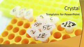  Presentation with tubes - Slide set having biofeedback - forefront of tubes background and a yellow colored foreground