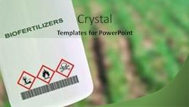  Presentation with fertility - Presentation theme consisting of biofertilizers-natural-or-organic-substances background and a seafoam green colored foreground