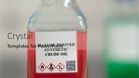  Presentation with chemical bottle - Presentation enhanced with biofuel-in-chemical-lab background and a light gray colored foreground