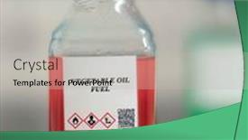  Presentation with chemical bottle - Presentation having biofuel-in-chemical-lab background and a light gray colored foreground