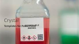  Presentation with chemical bottle - Slides consisting of biofuel-in-chemical-lab background and a light gray colored foreground