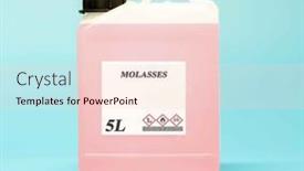  Presentation with chemical bottle - Slides consisting of biofuel-in-chemical-lab background and a lemonade colored foreground