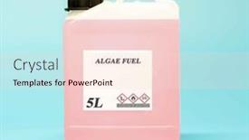  Presentation with chemical bottle - Presentation consisting of biofuel-in-chemical-lab background and a lemonade colored foreground