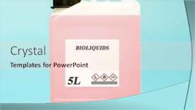  Presentation with chemical plastic - Slide set having biofuel-in-chemical-lab background and a lemonade colored foreground