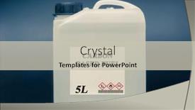  Presentation with fuel plastic - Theme featuring biofuel-in-chemical-lab background and a soft green colored foreground