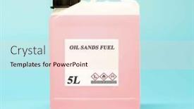  Presentation with fuel plastic - PPT layouts enhanced with biofuel-in-chemical-lab background and a lemonade colored foreground