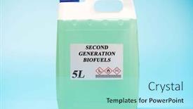  Presentation with chemical plastic - Presentation having biofuel-in-chemical-lab background and a arctic colored foreground