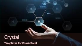  Presentation with biology - PPT theme consisting of biohydrogen - business science biology and people background and a  colored foreground