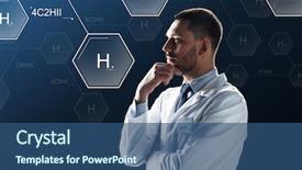  Presentation with chemical technology - PPT layouts consisting of biohydrogen - science future technology and chemistry background and a ocean colored foreground