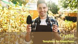  Presentation with happy image - Amazing slide deck having bioimaging - image of a happy young backdrop and a  colored foreground