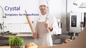  Presentation with professional tennis player athlete man - Colorful presentation enhanced with bioimaging - image of professional man baker backdrop and a sky blue colored foreground