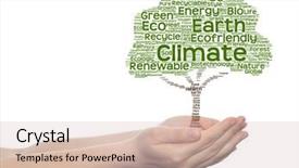  Presentation with bio - Slide deck with bioinfo - concept or conceptual green text background and a  colored foreground