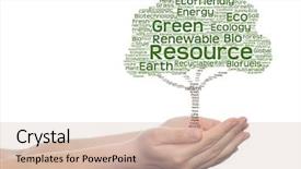  Presentation with green energy - Cool new slides with bioinfo - concept or conceptual green text backdrop and a soft green colored foreground