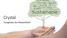  Presentation with green energy - Presentation design with bioinfo - concept or conceptual green text background and a white colored foreground