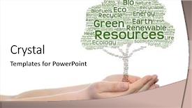  Presentation with green life - PPT theme having bioinfo - concept or conceptual green text background and a  colored foreground