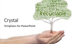  Presentation with green energy - Amazing PPT layouts having bioinfo - concept or conceptual green text backdrop and a  colored foreground