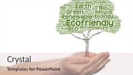  Presentation with green energy - PPT layouts featuring bioinfo - concept or conceptual green text background and a  colored foreground