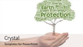  Presentation with green energy - PPT layouts featuring bioinfo - concept or conceptual green text background and a  colored foreground