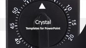  Presentation with timer - Audience pleasing presentation design consisting of biological clock - black kitchen timer backdrop and a  colored foreground