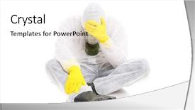  Presentation with depression - Slides consisting of quarantine - depression background and a white colored foreground