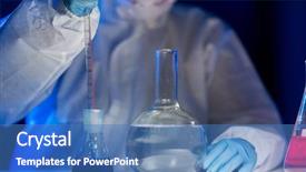  Presentation with clinical chemistry - Amazing presentation theme having biological weapons - science chemistry biology medicine backdrop and a teal colored foreground