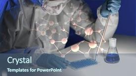  Presentation with making medicine - Colorful slide deck enhanced with biological weapons - science chemistry biology medicine backdrop and a  colored foreground