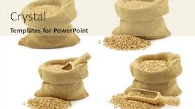  Presentation with grown - Colorful slide deck enhanced with biologically-grown-organic-buckwheat backdrop and a lemonade colored foreground