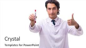  Presentation with vat value added tax isolated - Presentation theme consisting of biology hormonio - young chemist isolated on white background and a white colored foreground