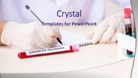  Presentation with testing blood - Audience pleasing theme consisting of biology hormonio - young handsome lab assistant testing backdrop and a sky blue colored foreground