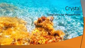  Presentation with underwater - Slide deck with zhibiani - one of villages community background and a tawny brown colored foreground.