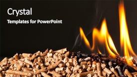  Presentation with biomass - Beautiful presentation featuring closeup image of wood pellets backdrop and a black colored foreground