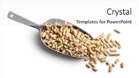  Presentation with bio fuel - PPT layouts having cabbage salad in a plate on a wooden table free space for text background and a gray colored foreground