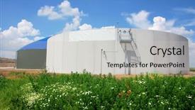  Presentation with silo - Colorful slide deck enhanced with mountaineer guide - hiker man in winter mountains backdrop and a light blue colored foreground