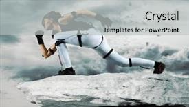  Presentation with biomechanics - Amazing presentation having biomechanics - motion caption virtual reality digital backdrop and a light gray colored foreground