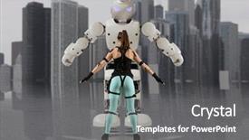  Presentation with biomechanics - Slide deck featuring biomechanics - motion caption virtual reality digital background and a gray colored foreground