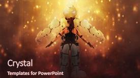  Presentation with biomechanics - PPT layouts enhanced with biomechanics - motion caption virtual reality digital background and a wine colored foreground