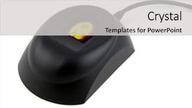  Presentation with biometric device - Colorful slide deck enhanced with biometric fingerprint device backdrop and a  colored foreground