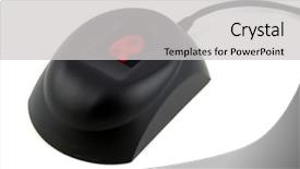  Presentation with biometric device - Slide deck consisting of biometric fingerprint device background and a light gray colored foreground