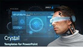  Presentation with bionic - PPT layouts enhanced with bionic - people technology future and progress background and a ocean colored foreground