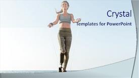  Presentation with bionic - PPT layouts enhanced with bionic - young amazing happy disabled sports background and a sky blue colored foreground