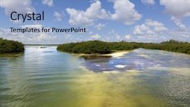  Presentation with maya - Beautiful presentation design featuring biosphere - sian kaan lagoon riviera maya backdrop and a  colored foreground