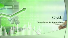  Presentation with biotech - Audience pleasing theme consisting of biotech - nurse hands backdrop and a soft green colored foreground