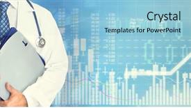  Presentation with pharmaceutical - Slide deck featuring biotech - pharmaceutical research doctor background and a light blue colored foreground