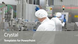  Presentation with plant biotechnology - PPT theme with climber reaches the summit of background and a teal colored foreground