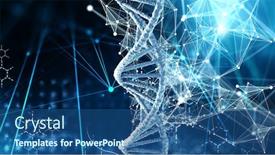  Presentation with biotechnology - Cool new theme with biotechnology digital background mixed media backdrop and a ocean colored foreground