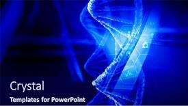  Presentation with biotechnology - Amazing theme having biotechnology-digital-background-mixed-media backdrop and a navy blue colored foreground