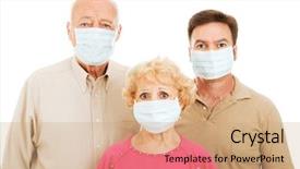  Presentation with elderly health - Cool new PPT theme with bioterrorism - elderly parents and their adult backdrop and a coral colored foreground