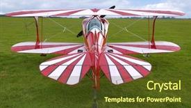 Presentation with rear view of bodyguard - Amazing slide set having biplane now used for aerobatics backdrop and a tawny brown colored foreground