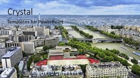  Presentation with notre dame de paris france - Colorful slide set enhanced with greenland with embedded national flag backdrop and a seafoam green colored foreground